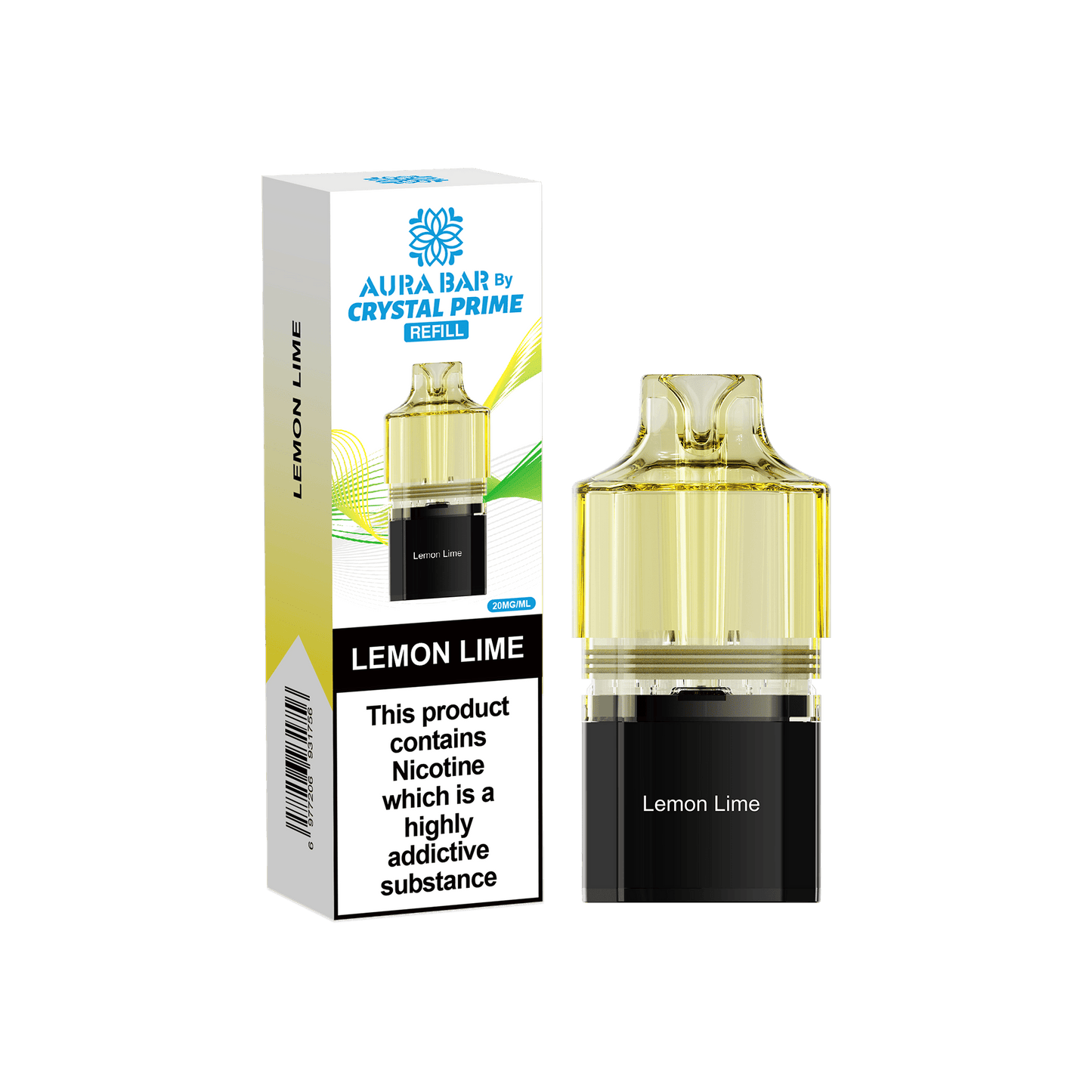 Shop Crystal Prime 10000 Vape Pods - Lemon Lime