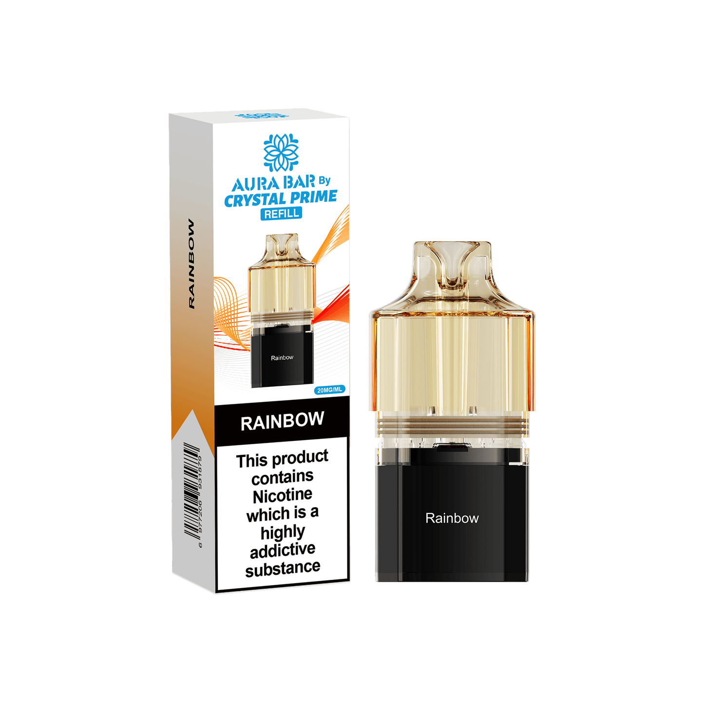 Shop Crystal Prime 10000 Vape Pods - Rainbow