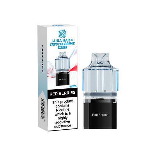Shop Crystal Prime 10000 Vape Pods - Red Berries