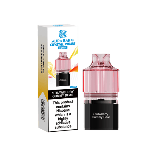 Shop Crystal Prime 10000 Vape Pods - Strawberry Gummy Bear