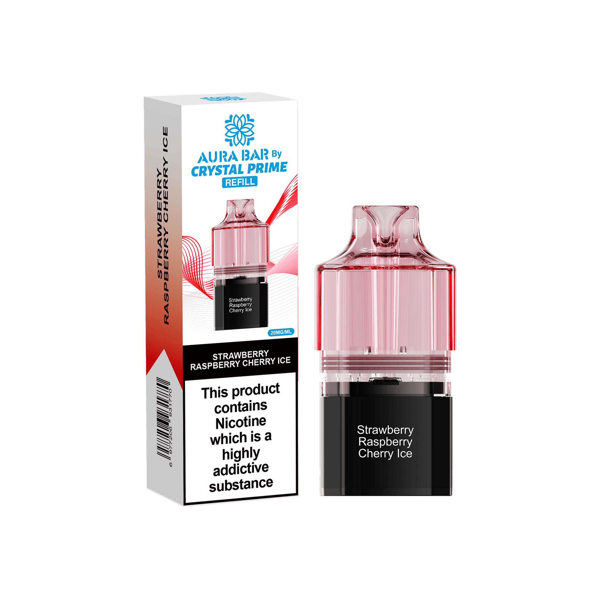 Shop Crystal Prime 10000 Vape Pods - Strawberry Raspberry Cherry Ice