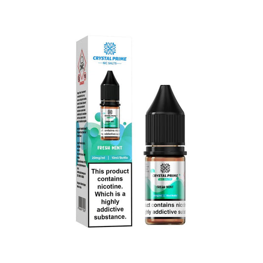 Shop Crystal Prime Nic Salts E - liquids - Fresh Mint
