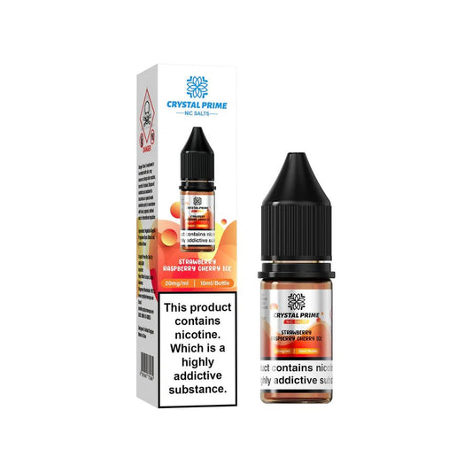 Shop Crystal Prime Nic Salts E - liquids - Strawberry Raspberry Cherry Ice