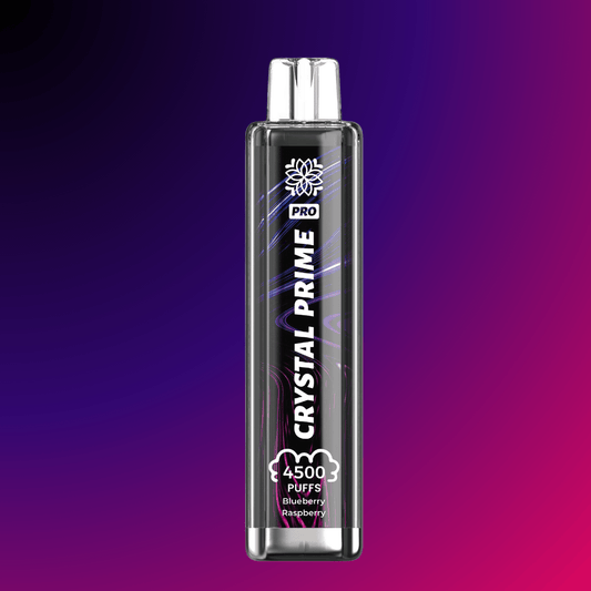 Shop Crystal Prime Pro 4500 - Blueberry Raspberry - Pack of 10