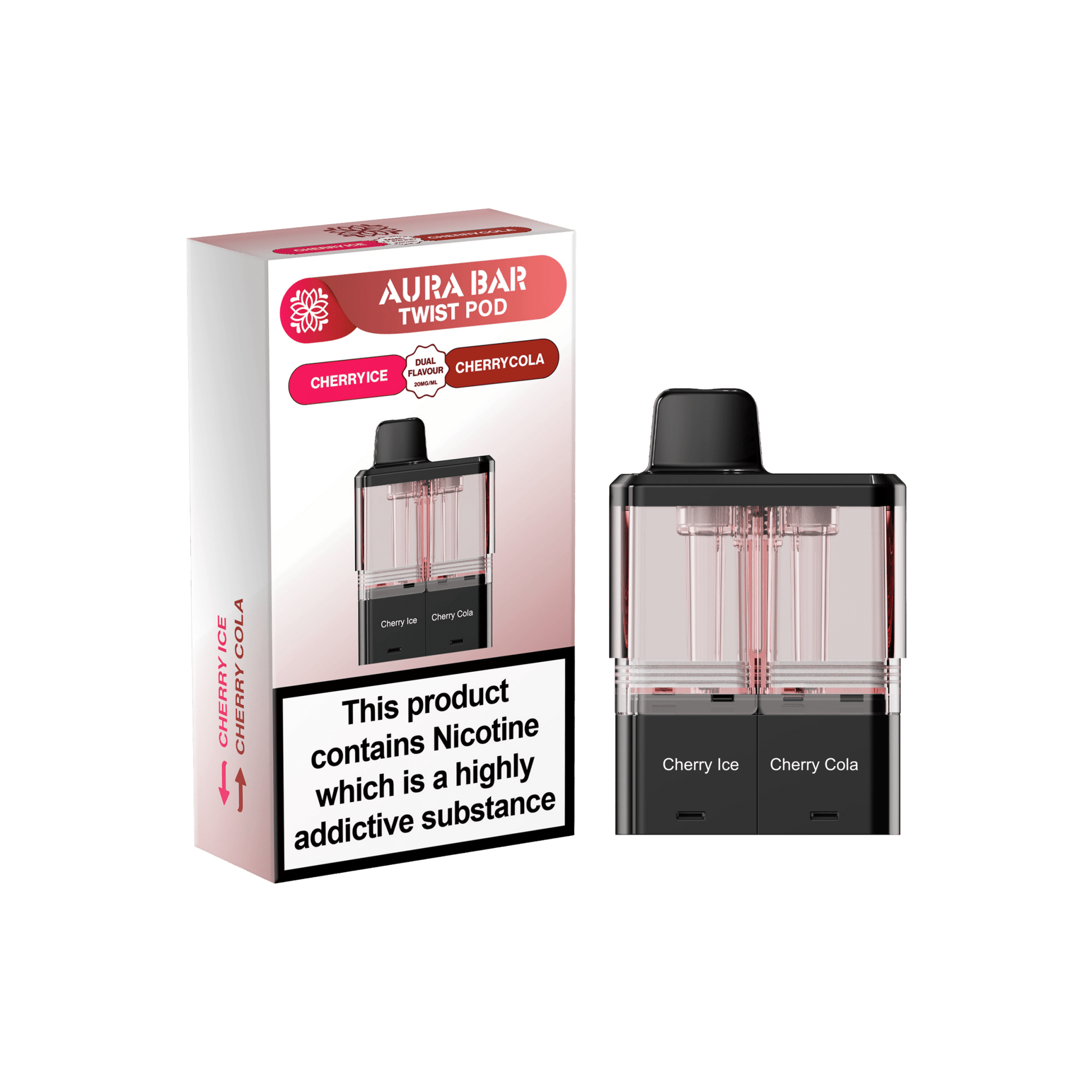 Shop Crystal Prime Twist 40k Pods - Cherry Ice/Cherry Cola