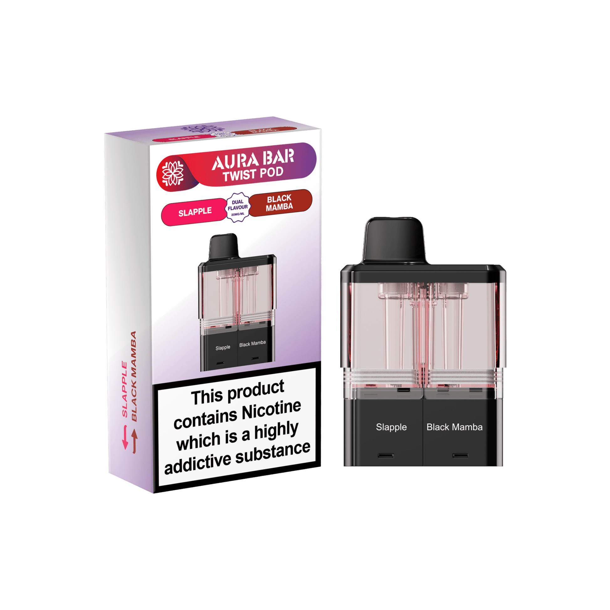 Shop Crystal Prime Twist 40k Pods - Slapple/Black Mamba