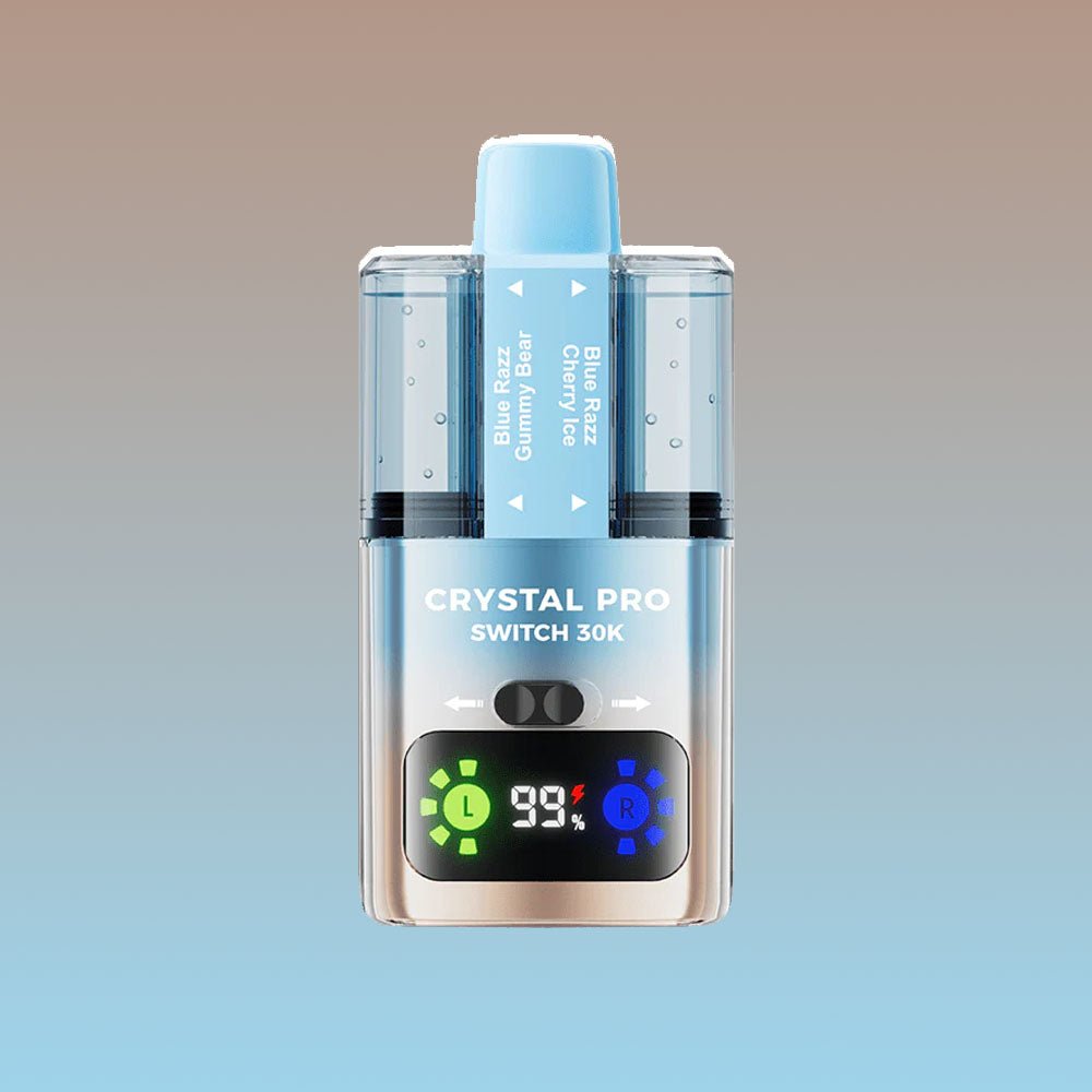 Shop Crystal Pro Switch 30k Kit - Blue Razz Gummy Bear/Blue Razz Cherry Ice