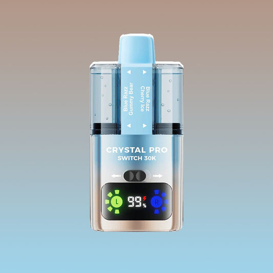 Shop Crystal Pro Switch 30k Kit - Blue Razz Gummy Bear/Blue Razz Cherry Ice