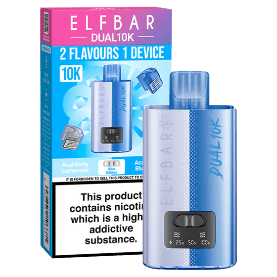 Shop Elf Bar Dual 10k Refillable Pods - Blue Edition
