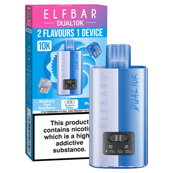 Shop Elf Bar Dual 10k Refillable Pods - Blueberry Edition