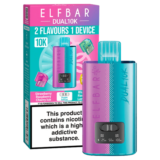 Shop Elf Bar Dual 10k Refillable Pods - Purple Edition
