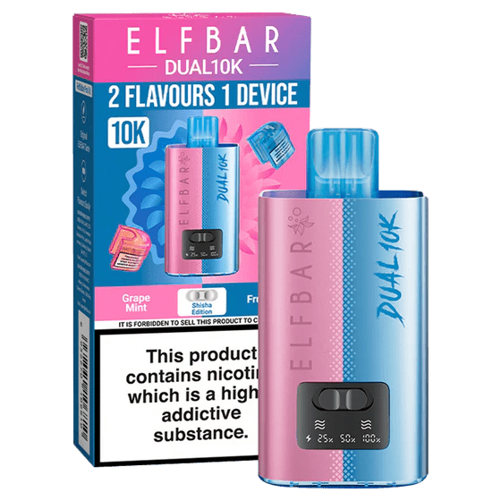 Shop Elf Bar Dual 10k Refillable Pods - Shisha Edition