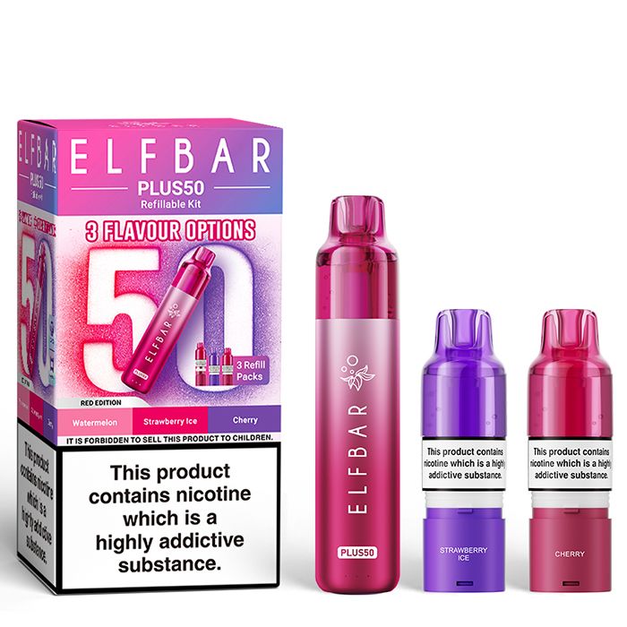 Shop Elf Bar Plus 50k - Red Edition