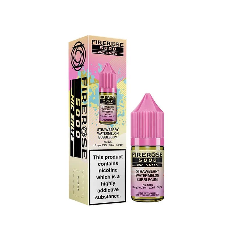 Shop Elux Firerose 5000 Nic Salt - Strawberry Watermelon Bubblegum