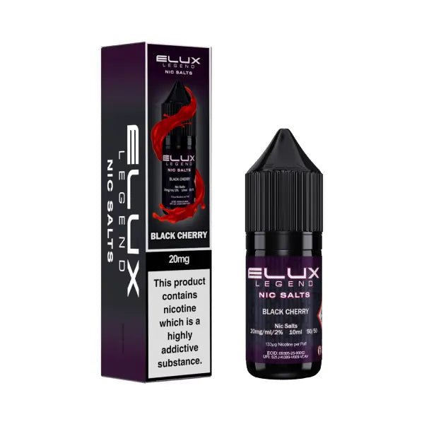 Shop Elux Legend Nic Salts Liquid - Black Cherry
