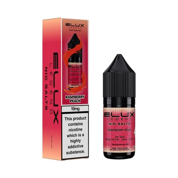 Shop Elux Legend Nic Salts Liquid - Raspberry Peach