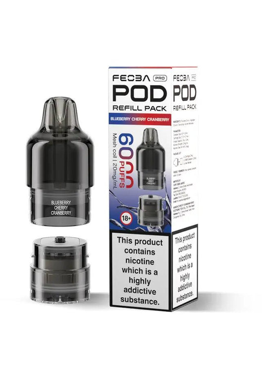 Shop Feoba Pro 6000 Pods - Blueberry Cherry Cranberry