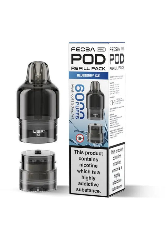 Shop Feoba Pro 6000 Pods - Blueberry Ice
