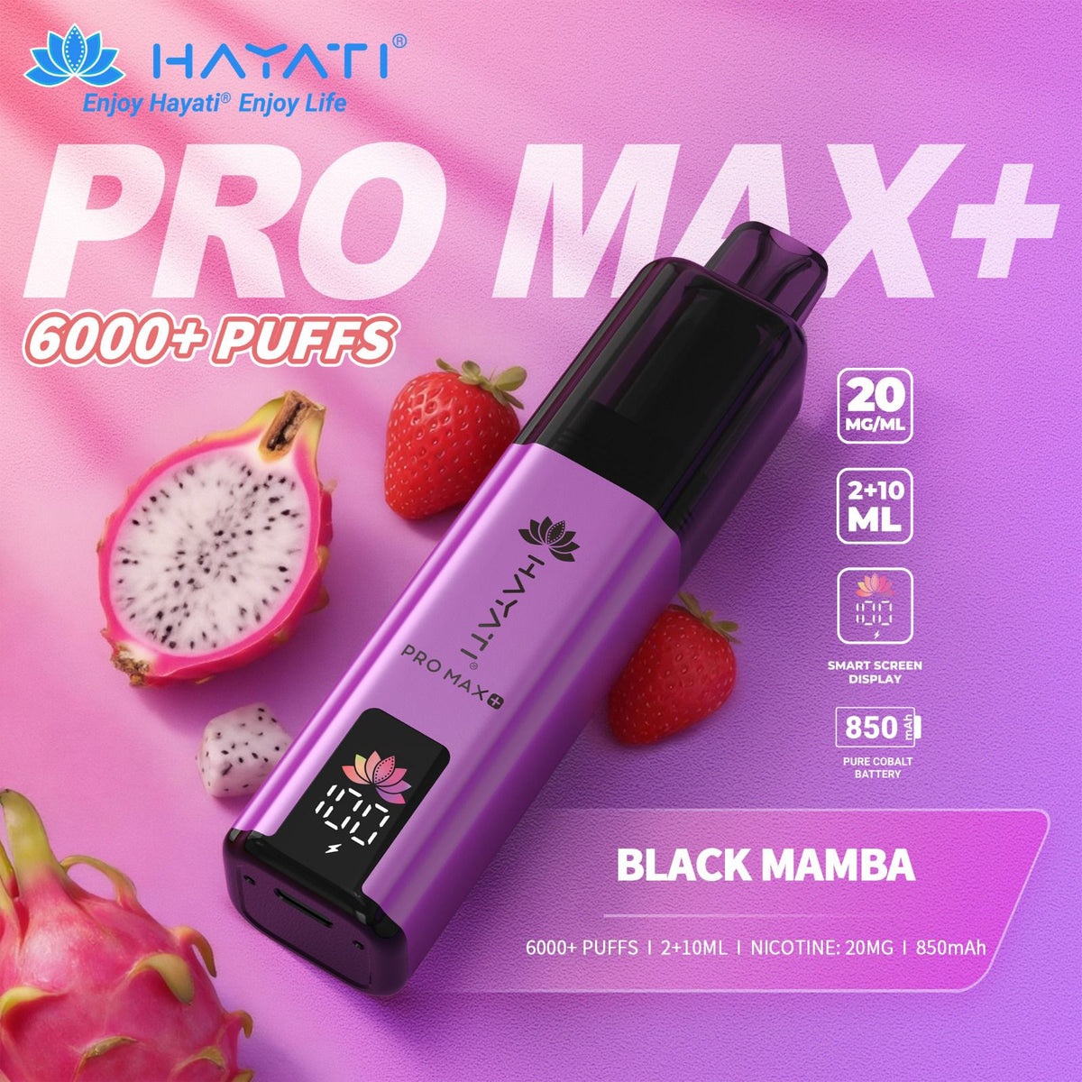 Shop Hayati Pro Max+ 6000 - Black Mamba