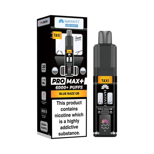 Shop Hayati Pro Max+ 6000 - Blue Razz GB (Taxi)