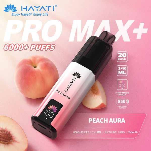 Shop Hayati Pro Max+ 6000 - Peach Aura