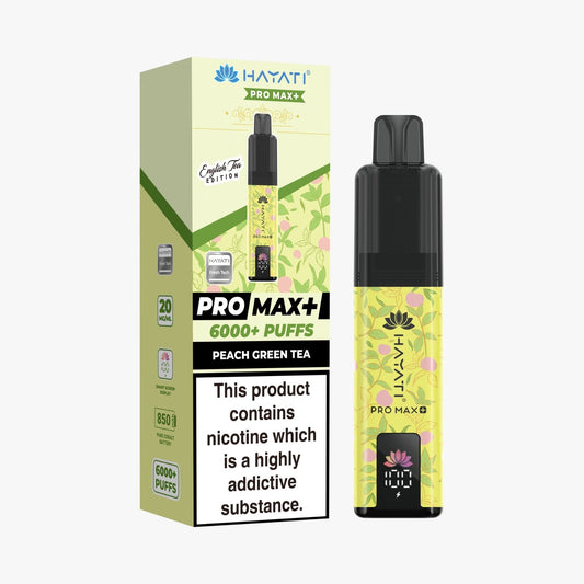 Shop Hayati Pro Max+ 6000 - Peach Green Tea