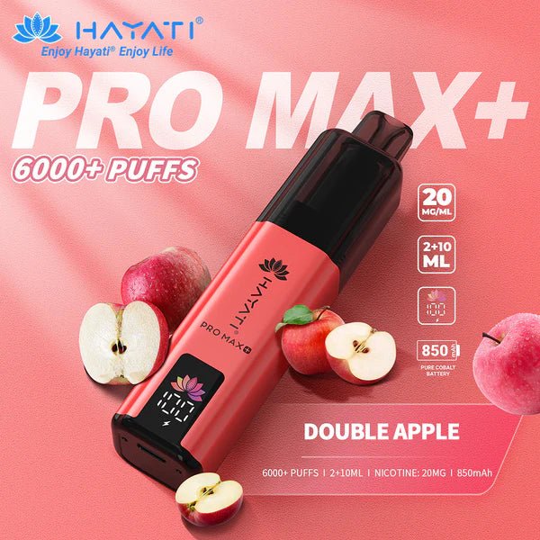 Shop Hayati Pro Max+ 6000 Puffs - Double Apple