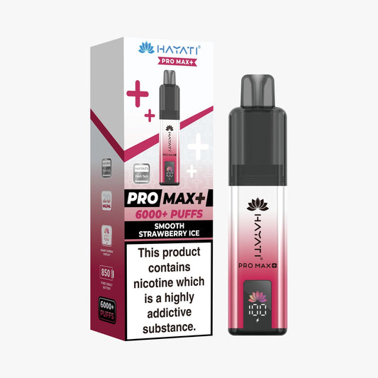 Shop Hayati Pro Max+ 6000 - Smooth Strawberry Ice