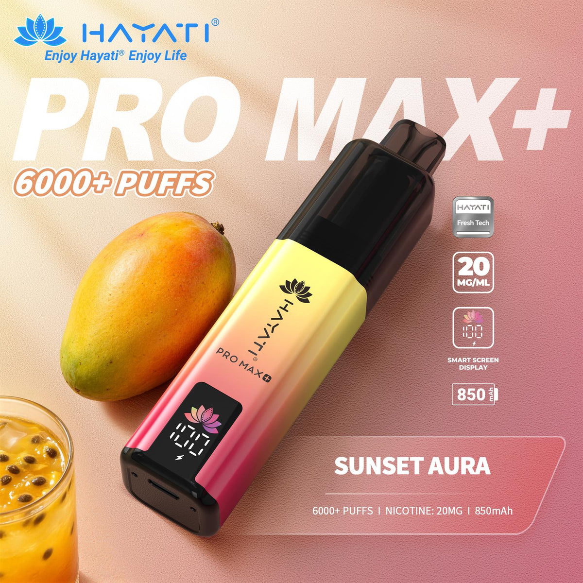 Shop Hayati Pro Max+ 6000 - Sunset Aura