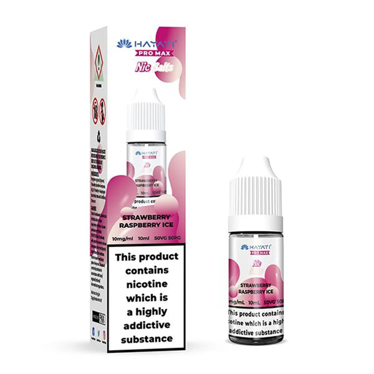 Shop Hayati Pro Max Nic Salts E - liquids - Strawberry Raspberry Ice