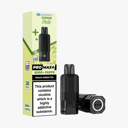 Shop Hayati Pro Max Plus 6K Pods - Peach Green Tea