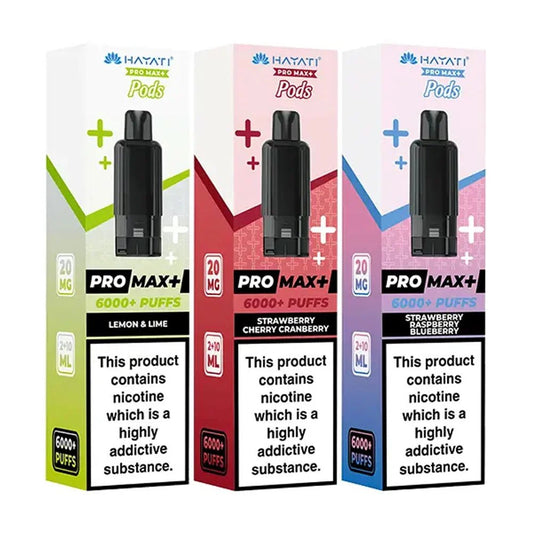 Shop Hayati Pro Max Plus 6K Pods - Strawberry Raspberry Cherry