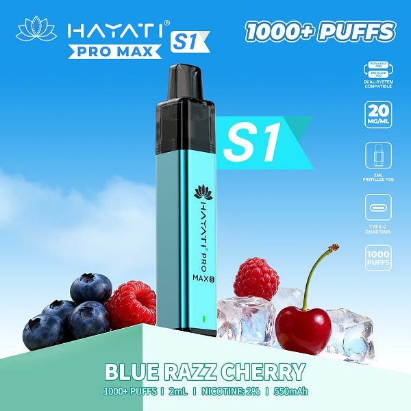 Shop Hayati Pro Max S1 - Blue Razz Cherry