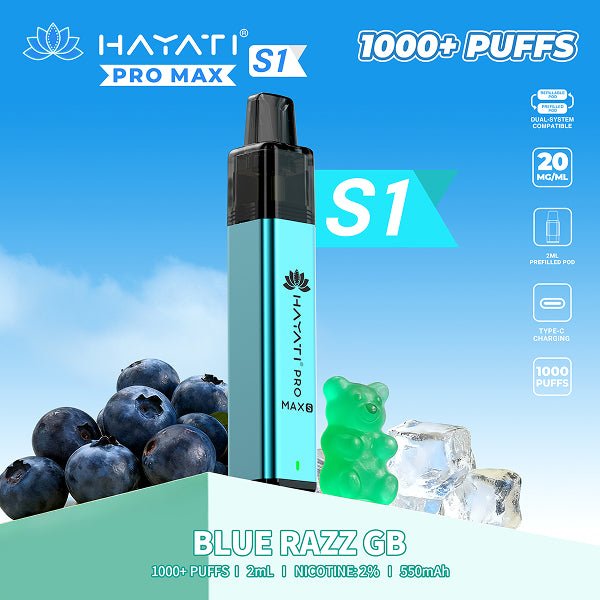 Shop Hayati Pro Max S1 - Blue Razz GB