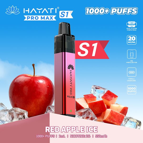 Shop Hayati Pro Max S1 - Red Apple Ice