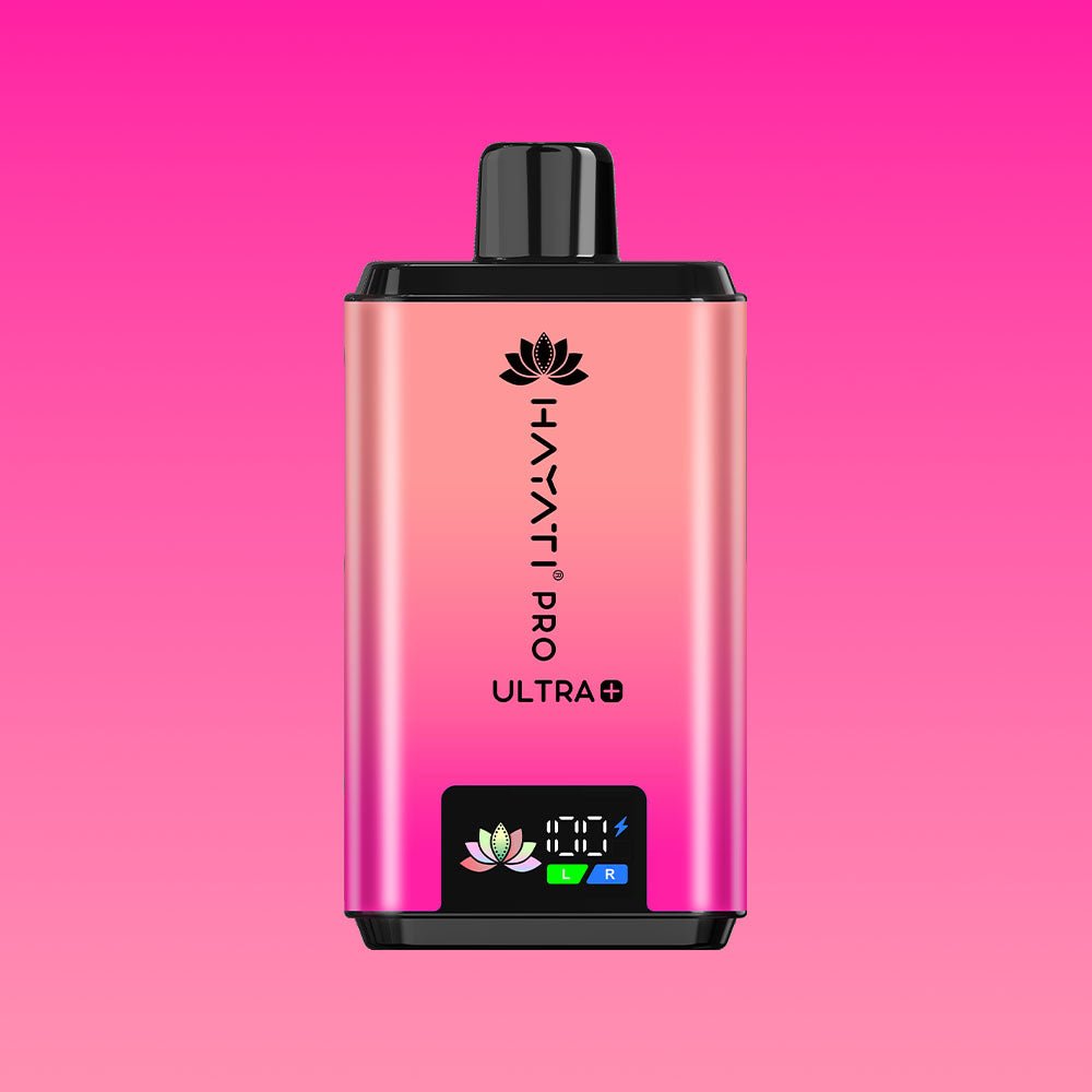 Shop Hayati Pro Ultra Plus 25000 Puffs - Straw' Cranberry Cherry / Cherry lce