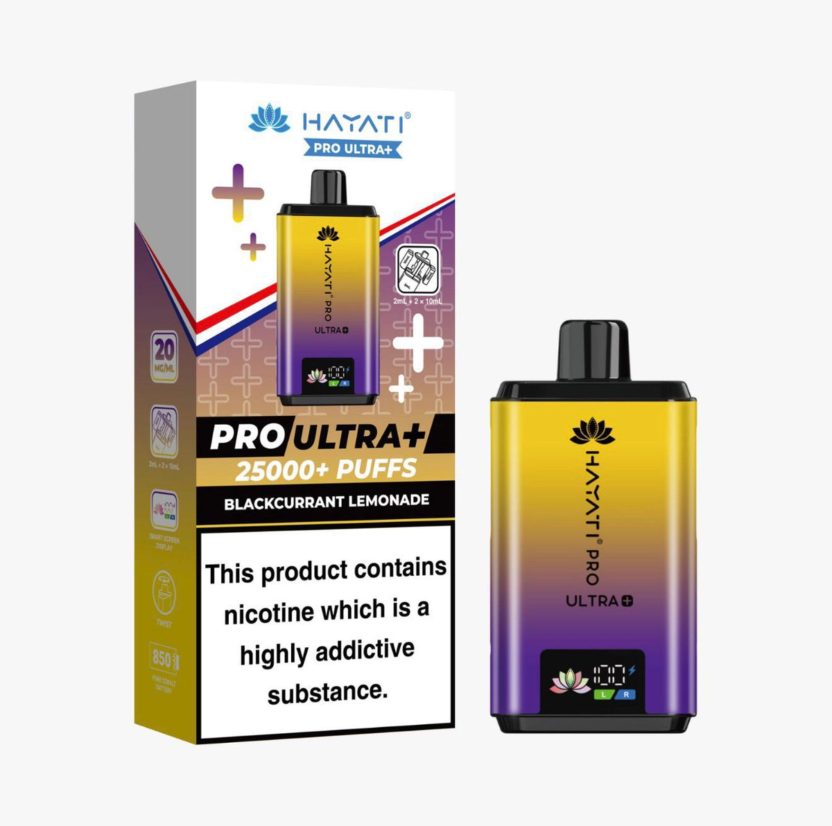 Shop Hayati Pro Ultra Plus 25k Kit - Blackcurrant Lemonade