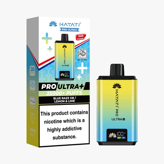 Shop Hayati Pro Ultra Plus 25k Kit - Blue Razz GB/Lemon Lime