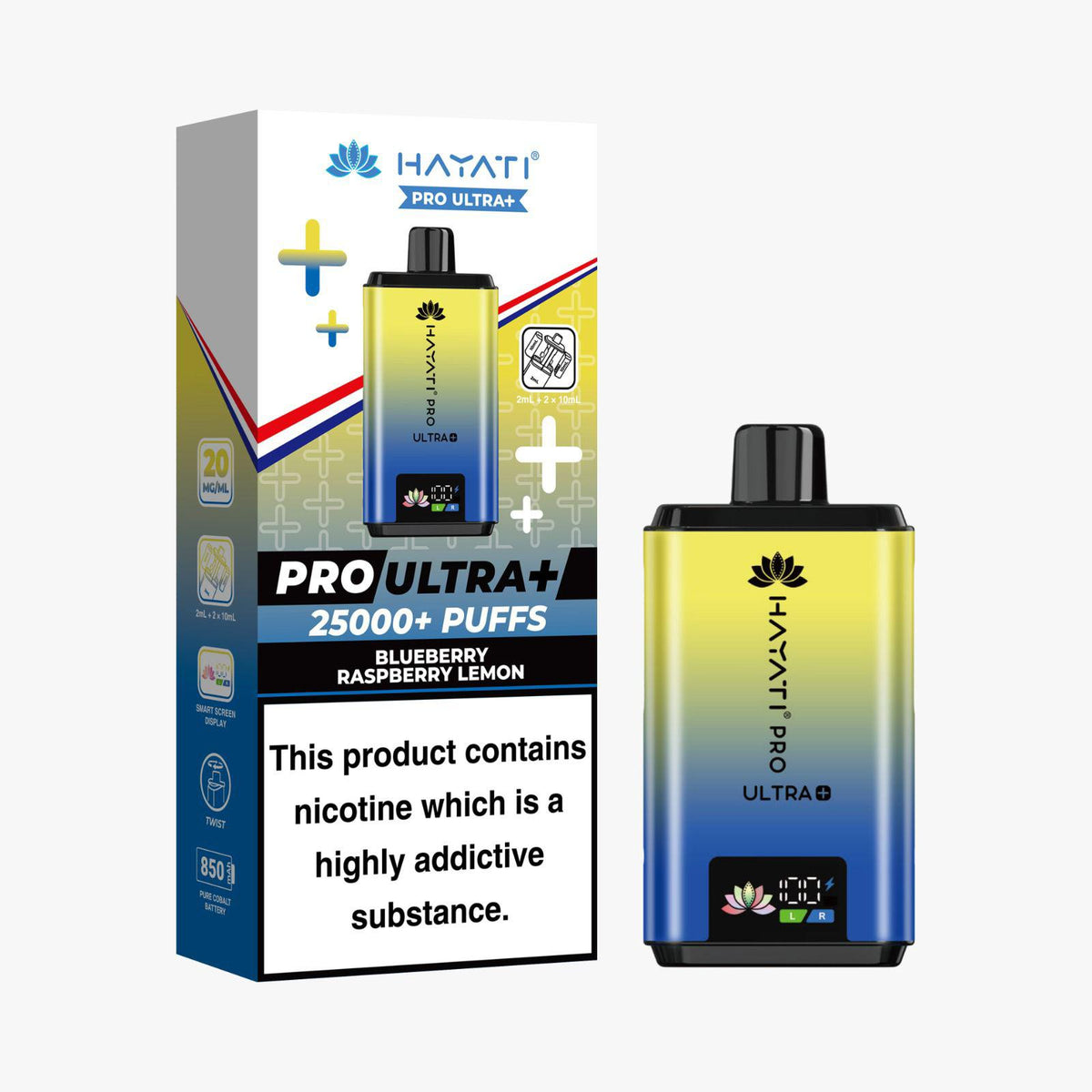 Shop Hayati Pro Ultra Plus 25k Kit - Blueberry Raspberry Lemon