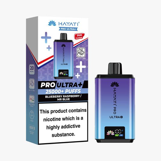 Shop Hayati Pro Ultra Plus 25k Kit - Blueberry Raspberry/Mr Blue