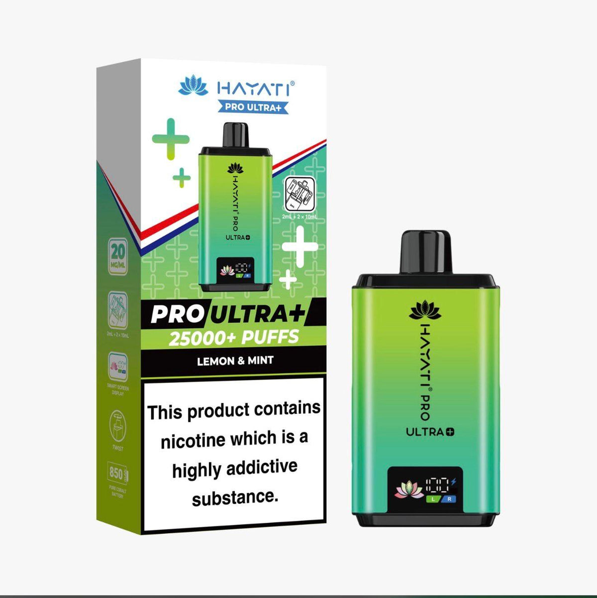Shop Hayati Pro Ultra Plus 25k Kit - Lemon Mint