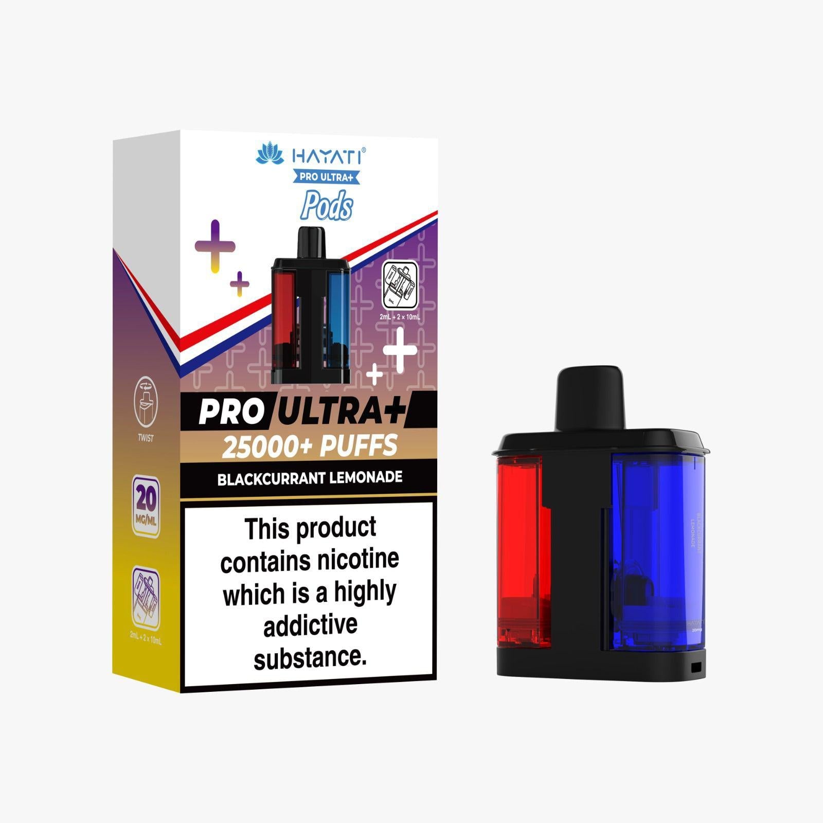 Shop Hayati Pro Ultra Plus 25k Pods - Blackcurrant Lemonade