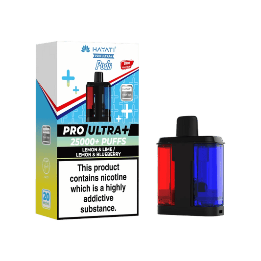 Shop Hayati Pro Ultra Plus 25k Pods - Lemon & Lime/Lemon Blueberry