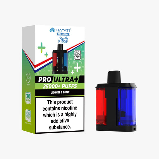 Shop Hayati Pro Ultra Plus 25k Pods - Lemon & Mint
