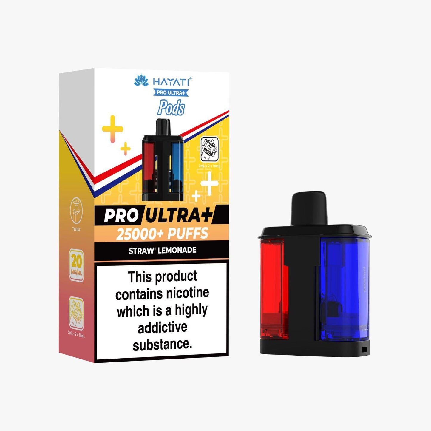 Shop Hayati Pro Ultra Plus 25k Pods - Straw' Lemonade