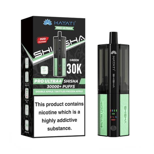 Shop Hayati Shisha Pro Max Plus 30k - Double Apple/Skittes Frozen Apple