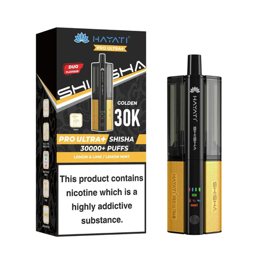 Shop Hayati Shisha Pro Max Plus 30k - Lemon Lime/Lemon Mint