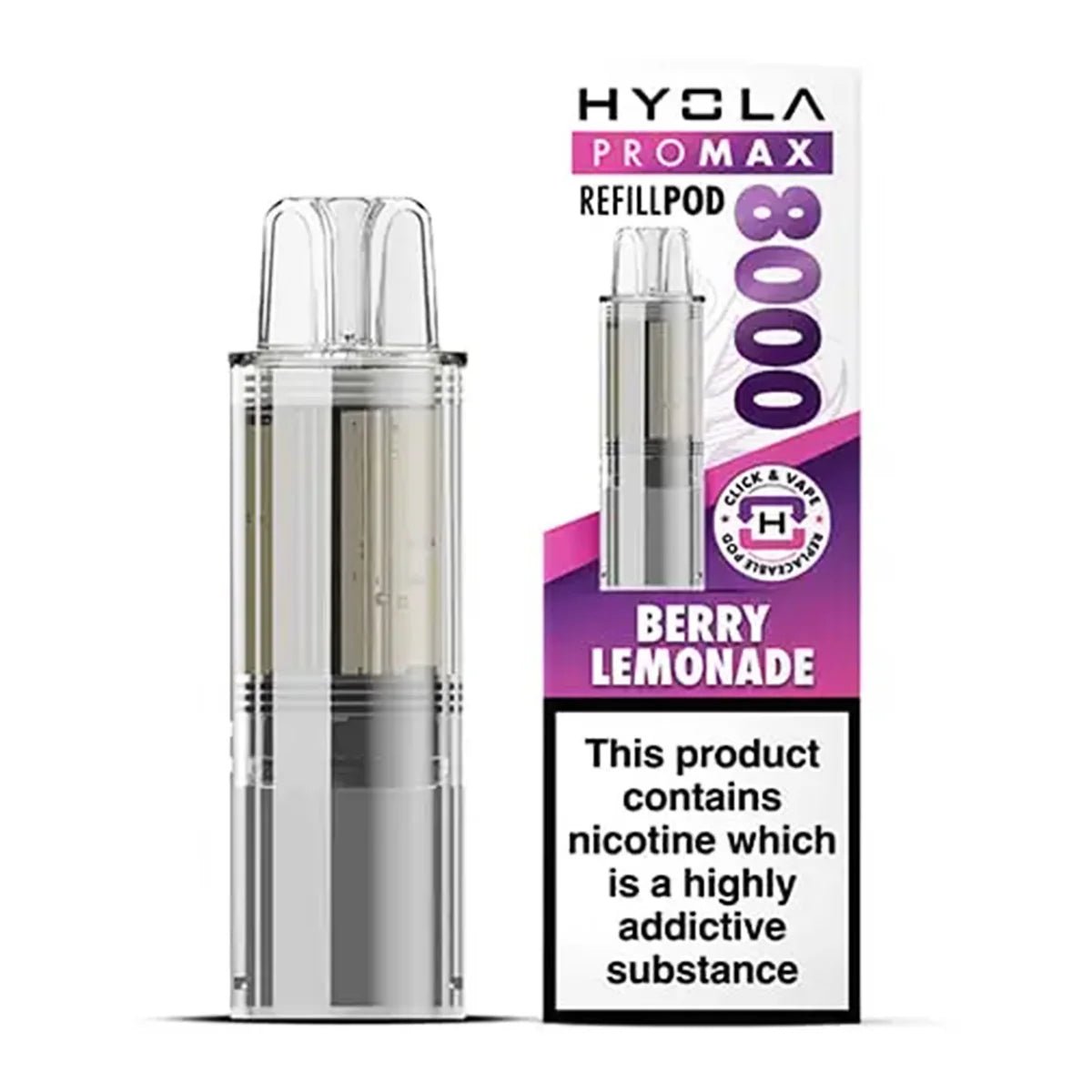 Shop Hyola Pro Max 8000 Refill Pods - Berry Lemonade
