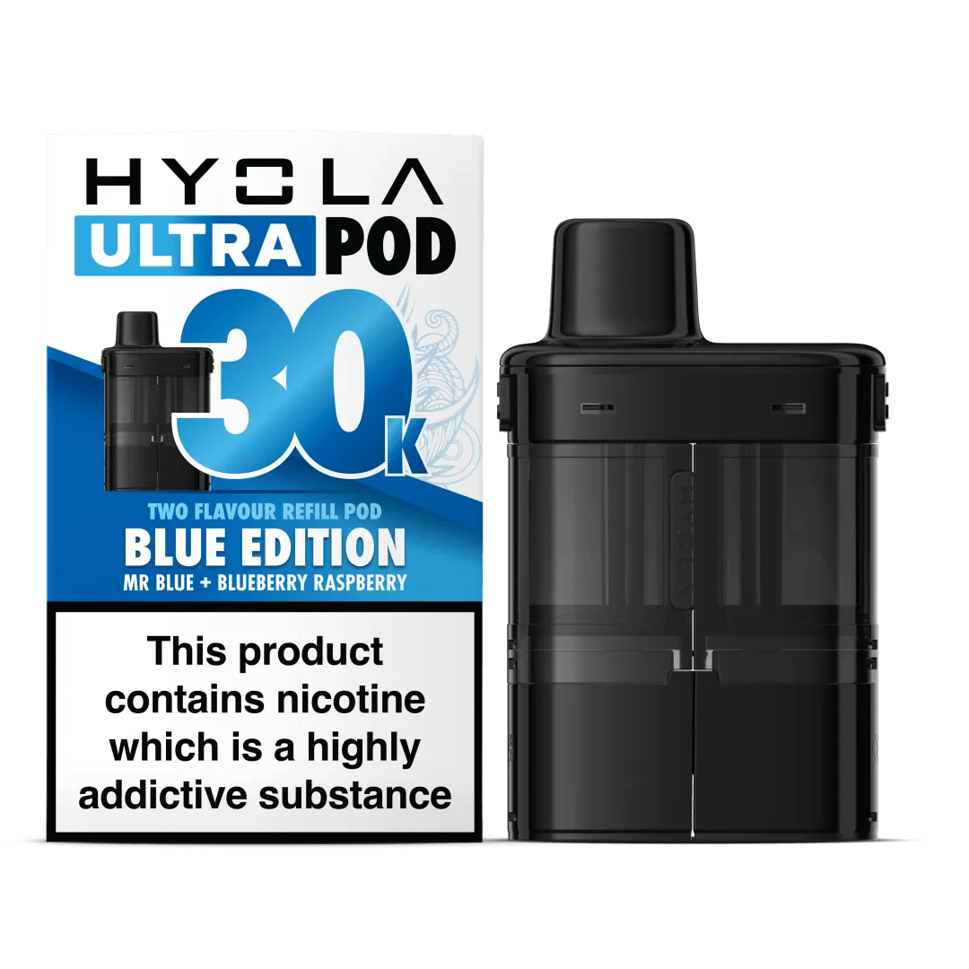 Shop Hyola Ultra 30K Replacement Pods - Blue Edition
