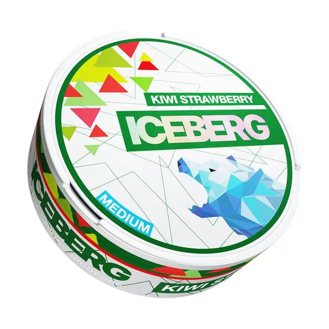 Shop Iceberg Nicotine Pouches Kiwi Strawberry Medium - 12mg